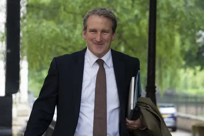 The screenshot appeared on Ex-Education Secretary Damian Hinds' instagram