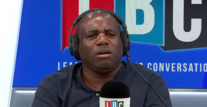 David Lammy took exception to what this caller told him
