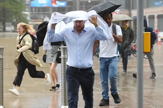 Weather warnings are in place as heavy rain is predicted