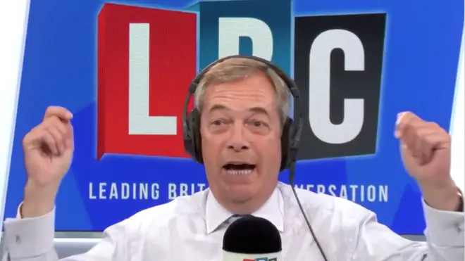 Nigel Farage was discussing Prince Harry