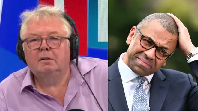 Nick Ferrari grilled James Cleverly over the settled status scheme