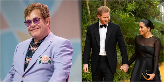 Sir Elton John has defended the Duke and Duchess of Sussex's use of private jets