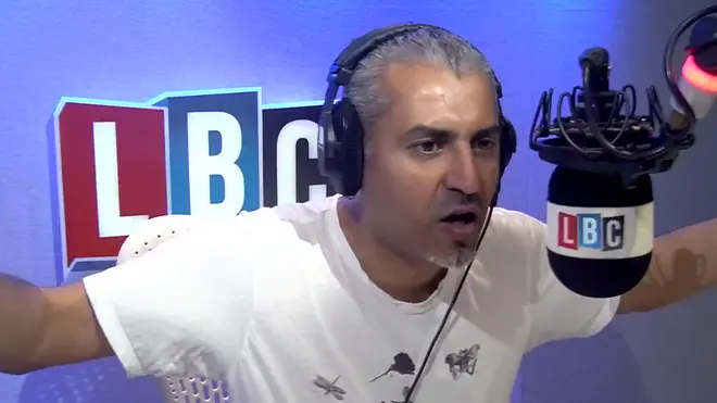 Maajid Nawaz got very frustrated with this caller
