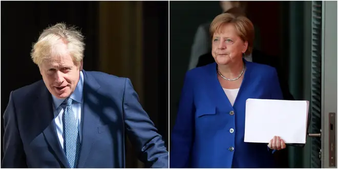 Boris Johnson will meet Angela Merkel in Berlin later
