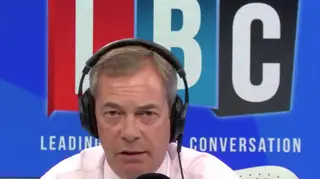 Nigel Farage, only on LBC