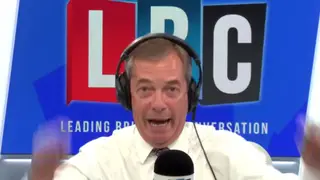 Nigel told LBC people were starting to see the real Boris Johnson