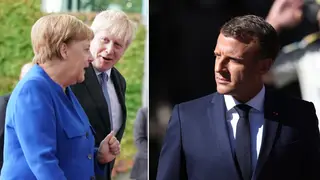 Boris Johnson is meeting Emmanuel Macron after his talks with Angela Merkel