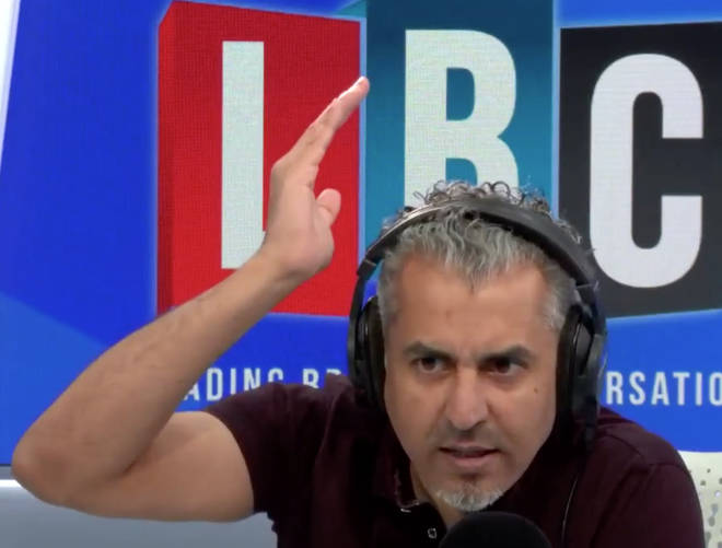 Maajid grew increasingly frustrated with this caller