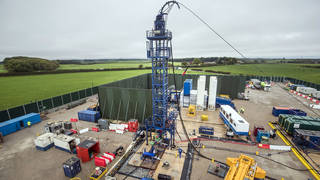 Cuadrilla fracking site in Lancashire