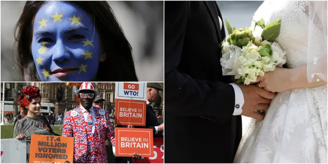 A YouGov poll says 39% of Remainers would be upset if their child married a Leave voter