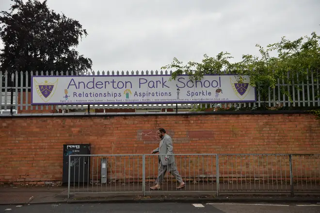 Protestors clashed outside Anderton park Primary School over LGBT education