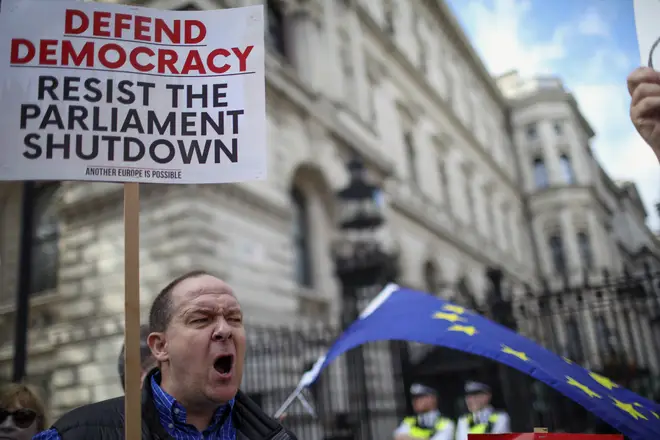 Demonstrations against prorogation have been taking place across the country