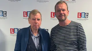 James O'Brien with Timothy Spall