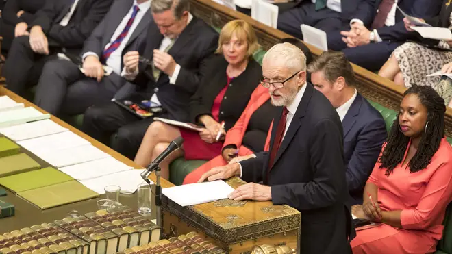 Jeremy Corbyn will block the vote for an election unless no deal is taken off the table
