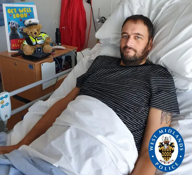 PC Phillips could be in hospital for the foreseeable future