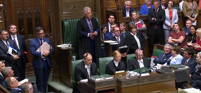 John Bercow received a standing ovation from many MPs today
