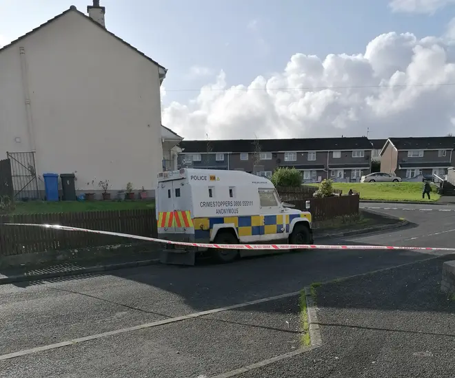 Officers were targeted on Londonderry's Creggan estate