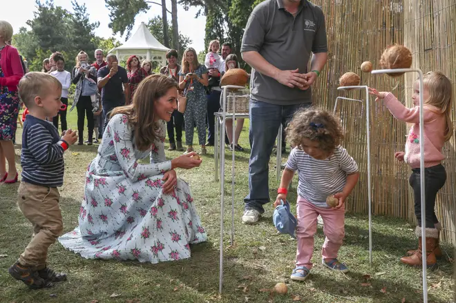 The duchess formally opened a “Back To Nature” garden at RHS Wisley in Surrey