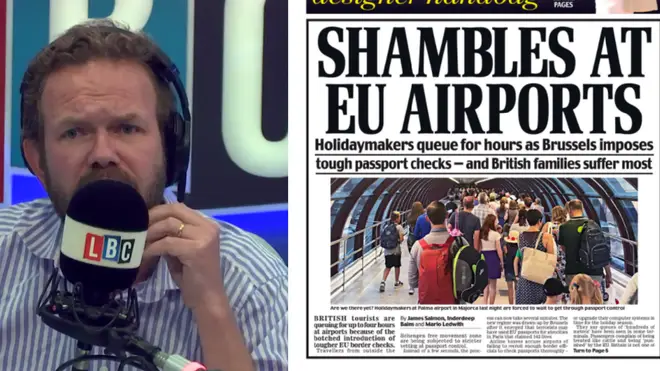 James O'Brien destroys the front page of today's Daily Mail.
