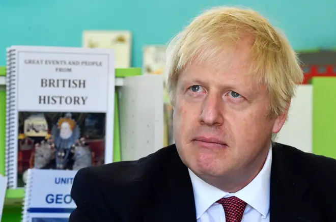Boris Johnson visited a school primary school where he said it was "a load of nonsense" that he was being undemocratic