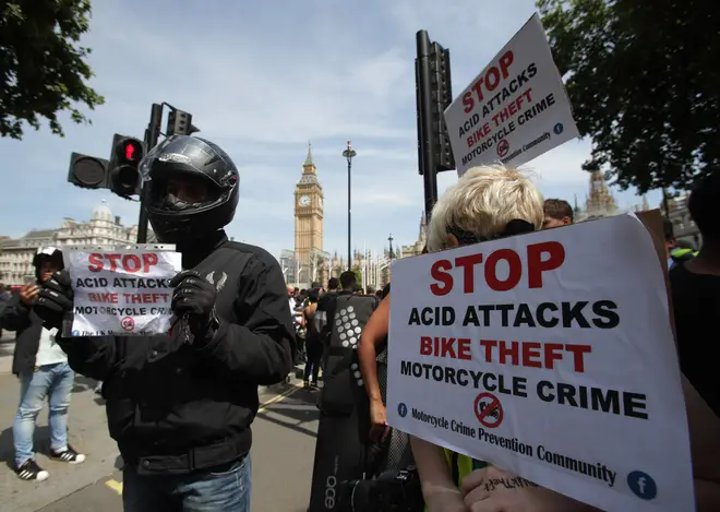 Delivery drivers demand the government act over acid attacks