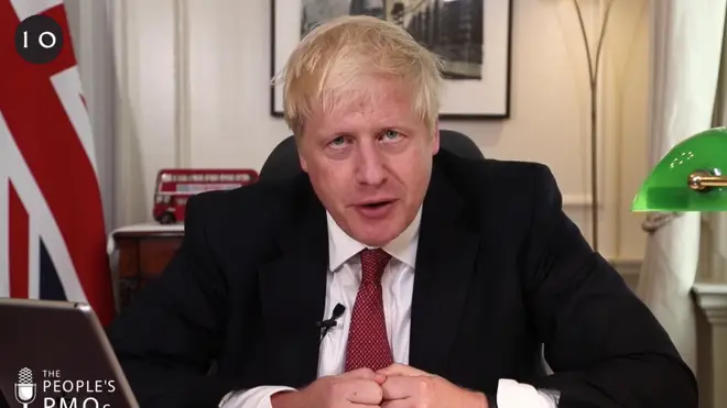 Boris Johnson took to Facebook for the latest round of 'People's PMQs'