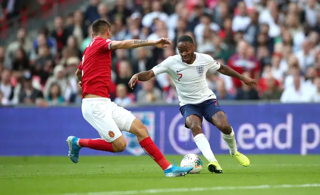 The England star was allegedly abused during the first half
