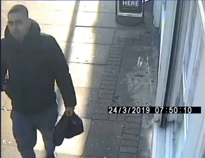 Image man wanted for questioning by police.