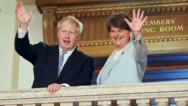 The Times says the DUP's agreed to shift its red lines on Brexit, saying it could accept Northern Ireland abiding by some European Union rules post-Brexit as part of a new deal to replace the Irish backstop. Arlene Foster has denied this.