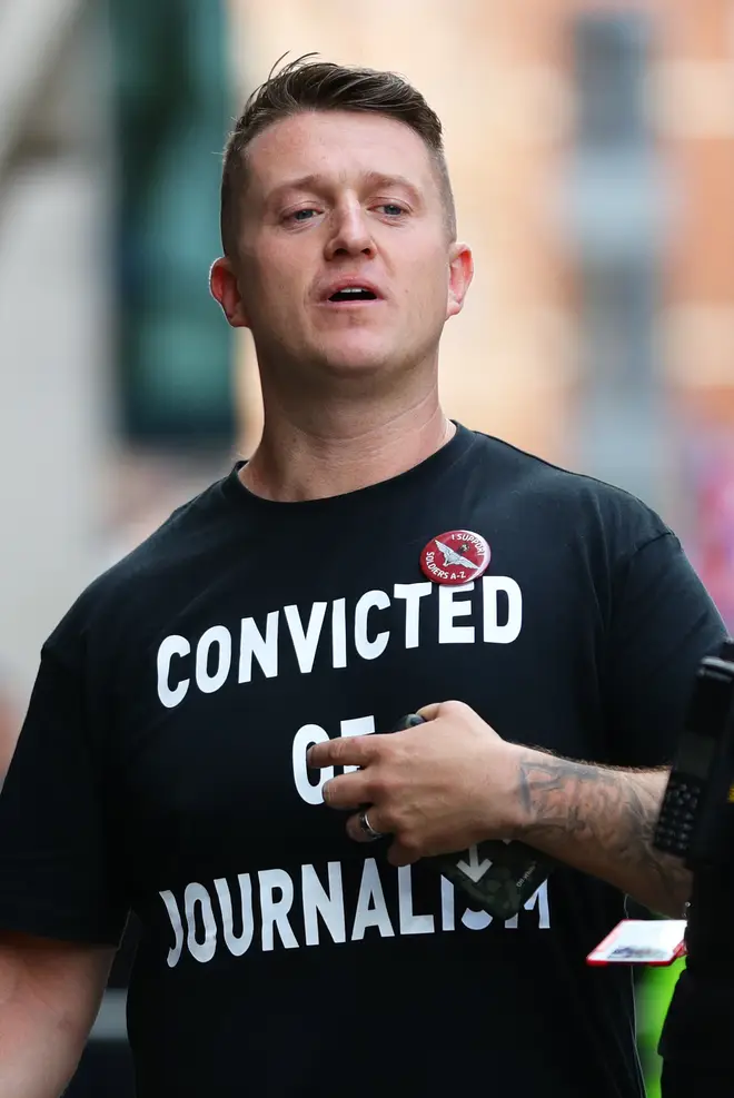 Tommy Robinson has been released from Belmarsh Prison