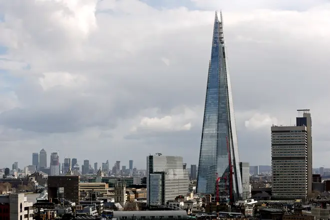 The asteroid is twice the size of the shard