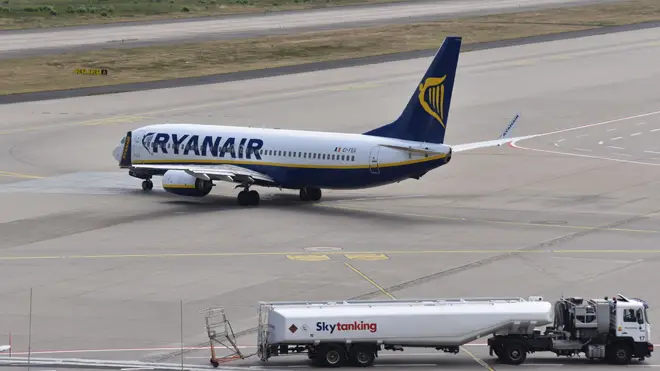 Customers have complained of delays with Ryanair flights overnight