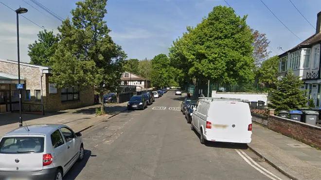 The victim was found with serious knife injuries in a street in north London