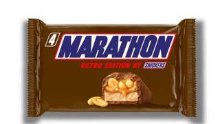 Snickers bars are to temporarily be rebranded back to Marathon