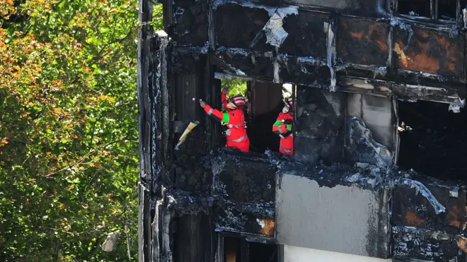 Hundreds of firefighters assisted in putting the flames of Grenfell out