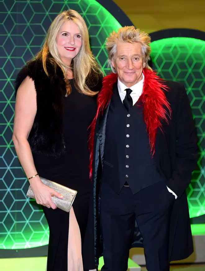 Sir Rod with wife Penny Lancaster