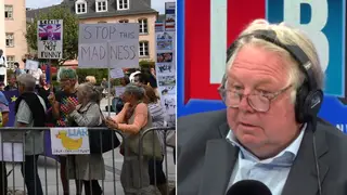 Nick Ferrari spoke to one of the protesters from Luxembourg
