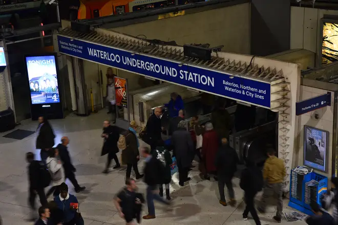 The man was working on the travelator at Waterloo station when he died