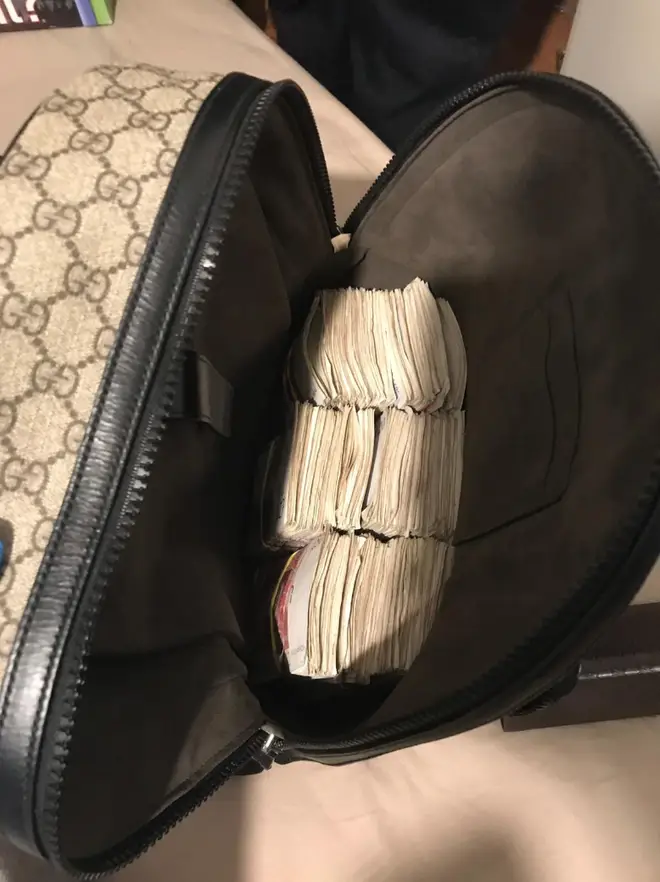 £50, 000 in cash was seized by officers