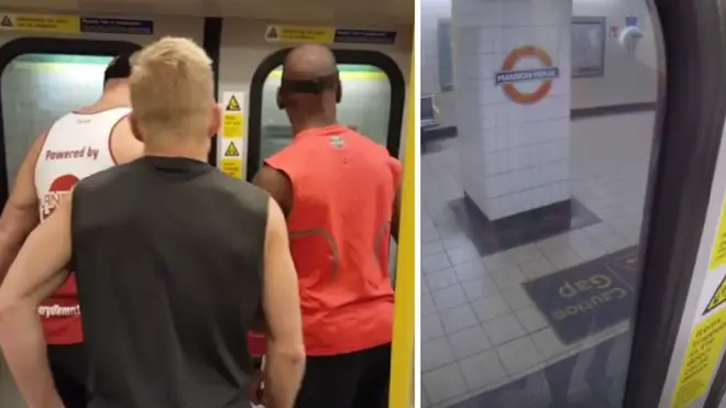 Three runners attempted to run from Mansion House to Cannon Street.