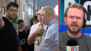 James O'Brien got angry about the Johnson hospital story