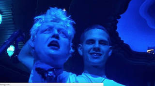 Slowthai brandished a fake Boris Johnson head at the ceremony