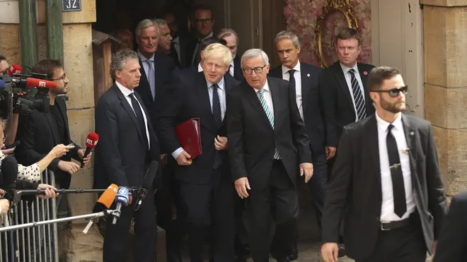 Jean-Claude Juncker and Boris Johnson met on 16 September