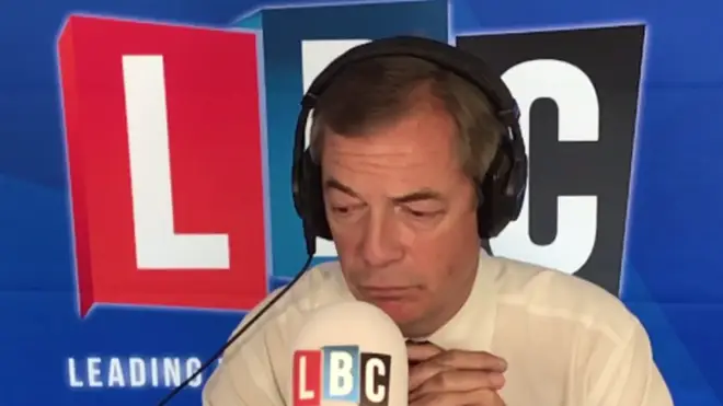 Jewish Caller Tells Nigel Farage About Community's Fears At Labour Party Conference