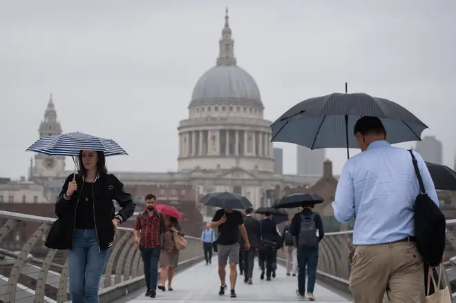 Britain is set to experience thunderstorms, hail and flooding as summer draws to a close