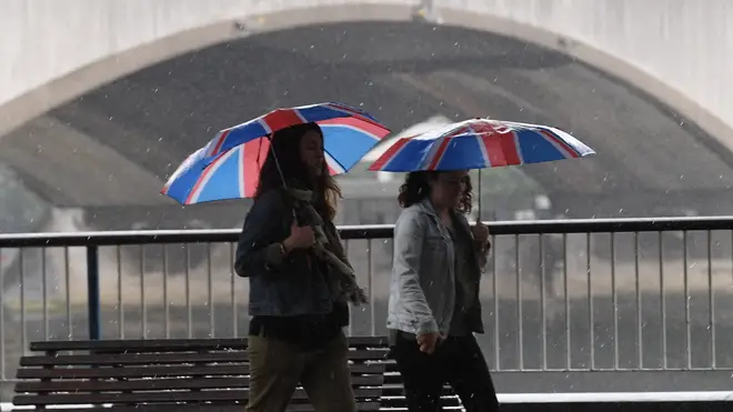 London and the south of England are expected to feel the worst effects on Tuesday