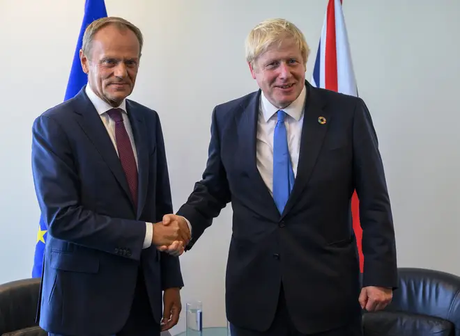 Donald Tusk and Boris Johnson met in New York to discuss Brexit