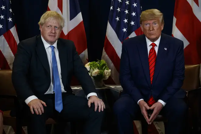 Donald Trump and Boris Johnson have been having talks in New York
