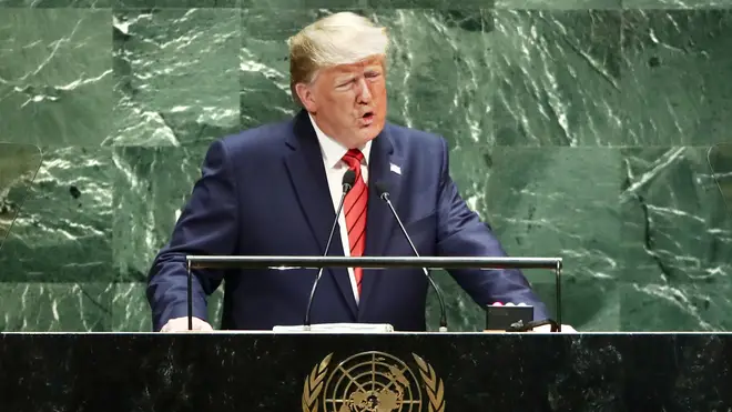 Trump has been in New York for a UN Summit