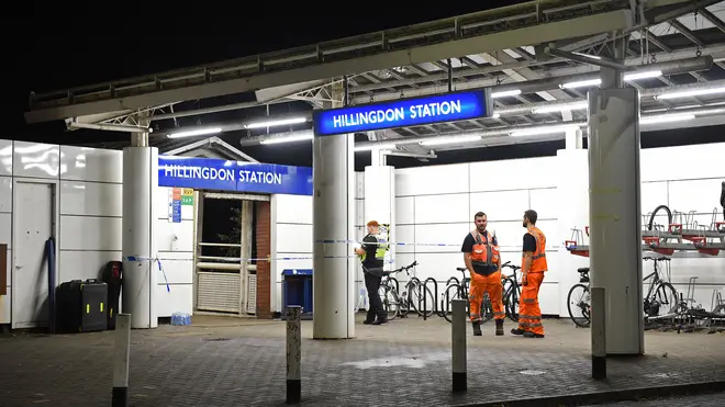 Another man was killed just three hours earlier during a stabbing at Hillingdon tube station